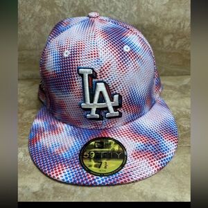 Los Angeles Dodgers 3D Comics New Era 59Fifty Fitted Multi-Color Cap Hat 7 3/8